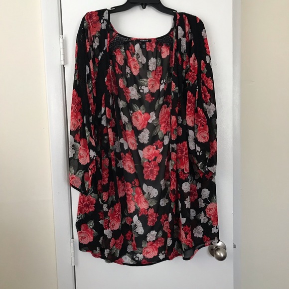 torrid Tops - Torrid 2/3x floral kimono
